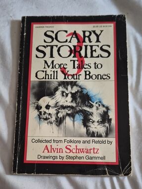 Scary Stories 3 More Tales To Chill Your Bones Harper Trophy 1st ED 1991